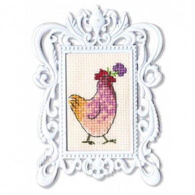 Kit Ponto de Cruz Galinha...