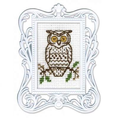 Kit Ponto de Cruz Coruja