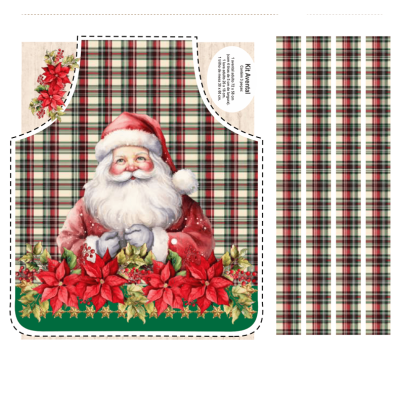 Avental de Natal - Kit 3 Peças