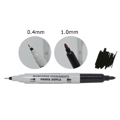 Marcador Permanente Ponta...