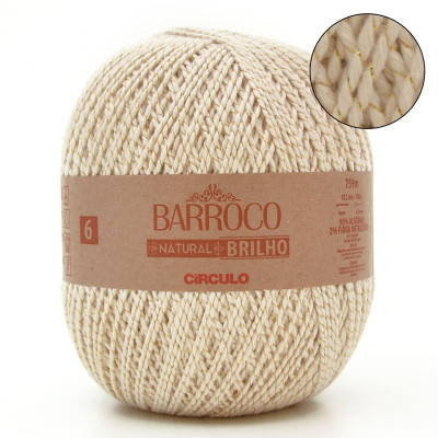 Barroco Natural Brilho Ouro 6