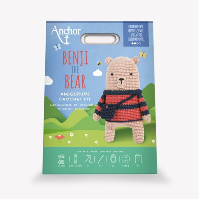 Kit Amigurumi Urso Benji