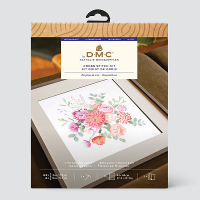 Kit Ponto de Cruz Bouquet...